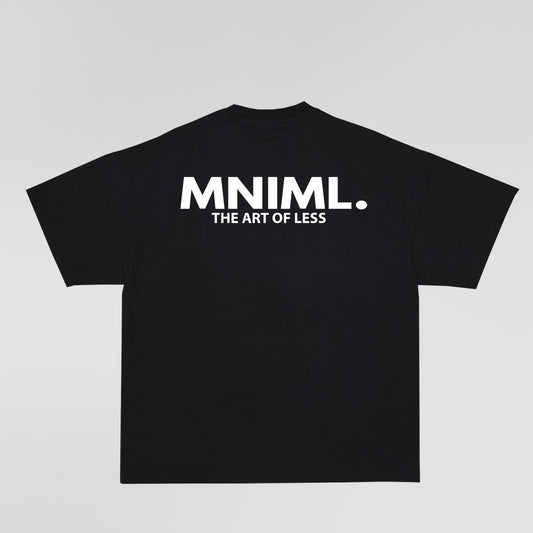 Oversized 'MNIML' Box Tee - Charcoal - LUGHA. Clothing - Tee